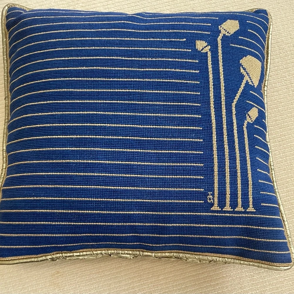Accent Pillows Egyptian Design, 15 x 15 Reversible set of 2